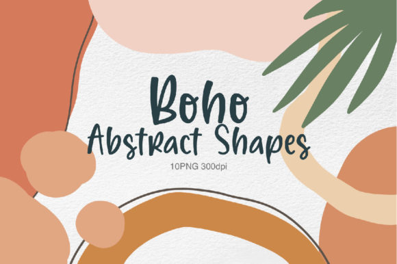 Download Boho Abstract Shapes Clipart - Abstract shapes Collection