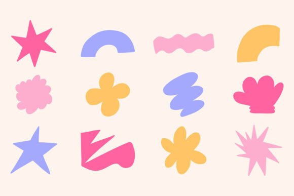 Download Abstract Shapes SVG Bundle Colorful Set - Abstract shapes Collection