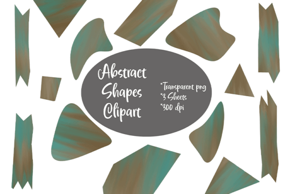 Download Earth Tones Abstract Shapes Clipart - Abstract shapes Collection