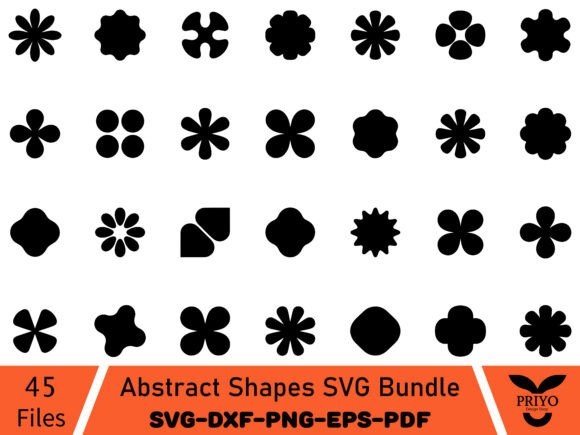 Download Abstract Shapes SVG Bundle - Abstract shapes Collection