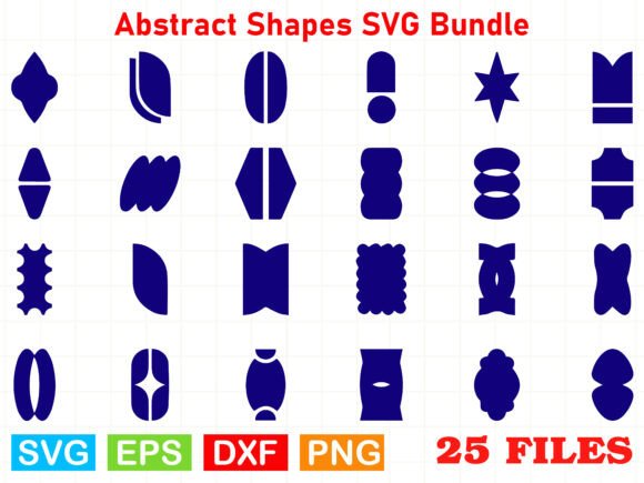 Download Abstract Shapes SVG Bundle - Abstract shapes Collection