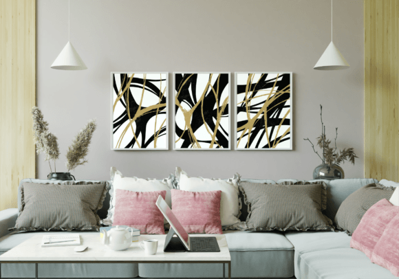 Download Contemporary Abstract Shapes Wall Art - Abstract shapes Collection