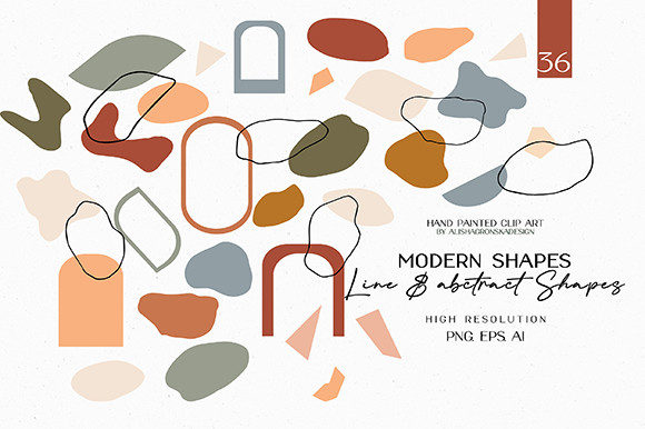 Download Abstract Shapes Clipart - Abstract shapes Collection