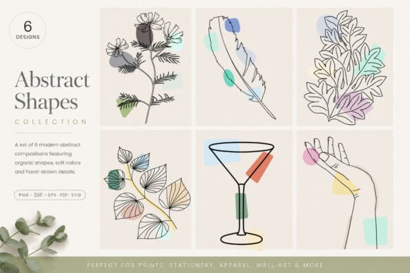 Download Abstract Shapes SVG Bundle - Abstract shapes Collection