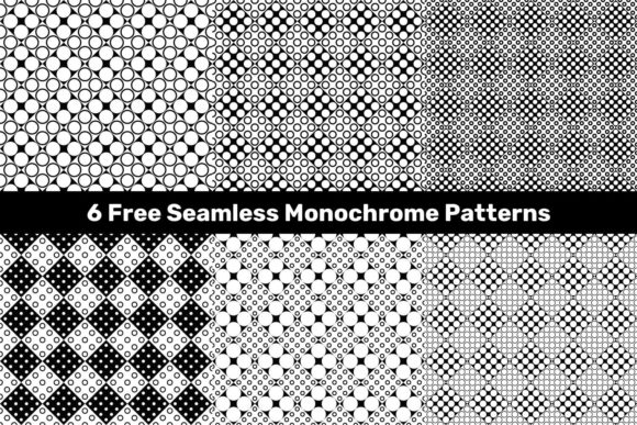 Download 6 Free Seamless Circle Patterns - Sea Collection