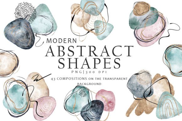 Download Modern Abstract Shapes - Abstract shapes Collection