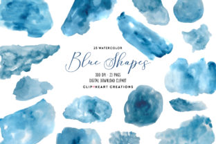Download Blue Watercolor Shapes - Premium Resources