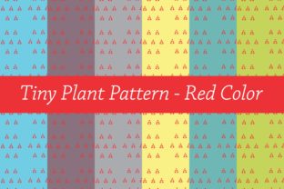 Download Tiny Plant Pattern - Red - Plant Collection
