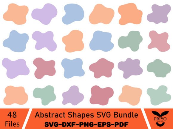 Download Abstract Shapes SVG Bundle - Abstract shapes Collection